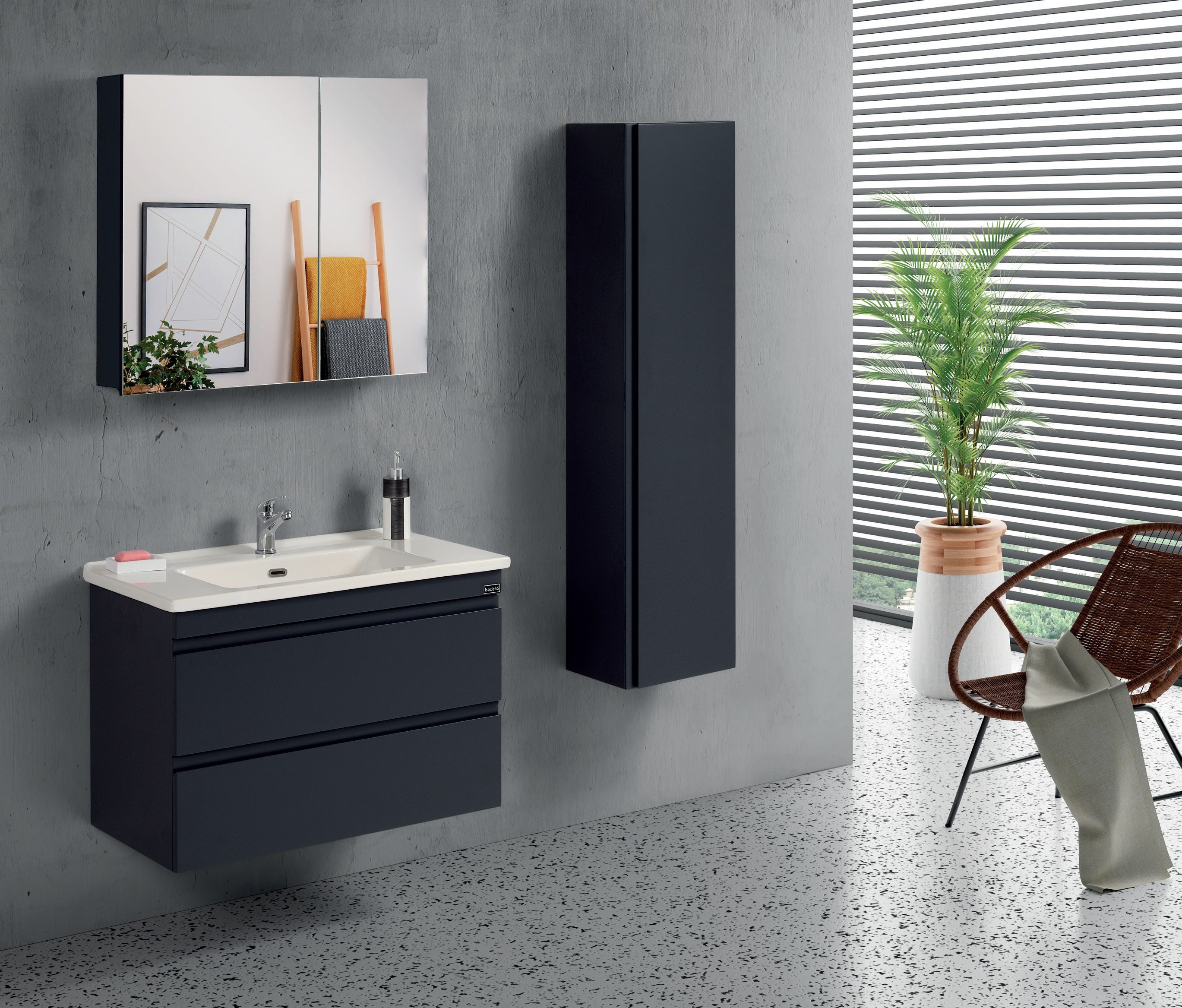 Badella Tıme 85 D1 C1 Banyo Dolabı